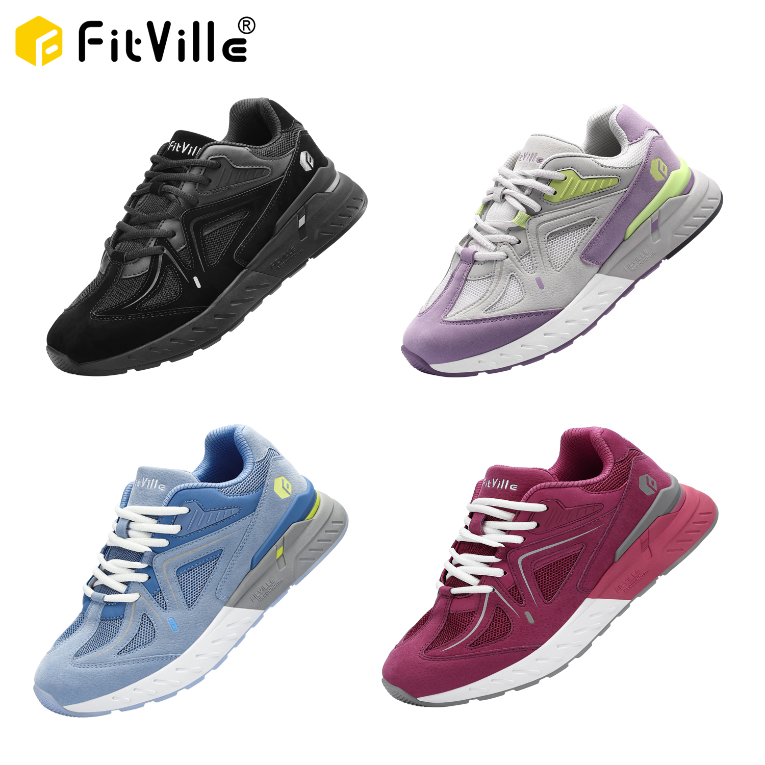 Women'S Shoes Extra Wide - FitVille Women's Walking Shoes Wide Width