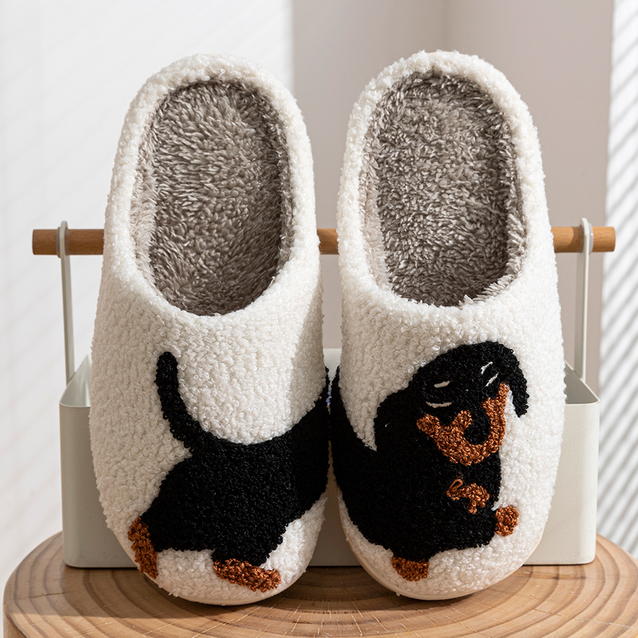 Women Shoes Winter - Women Slippers Cartoon Cute Interesting Dachshund
