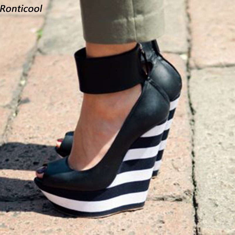 Slingback Pumps Women - Ronticool Handmade Women Pumps Ankle Wrap