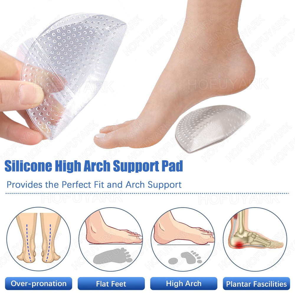 Women'S Shoes Plantar Fasciitis - Silicone High Arch Support Pads for