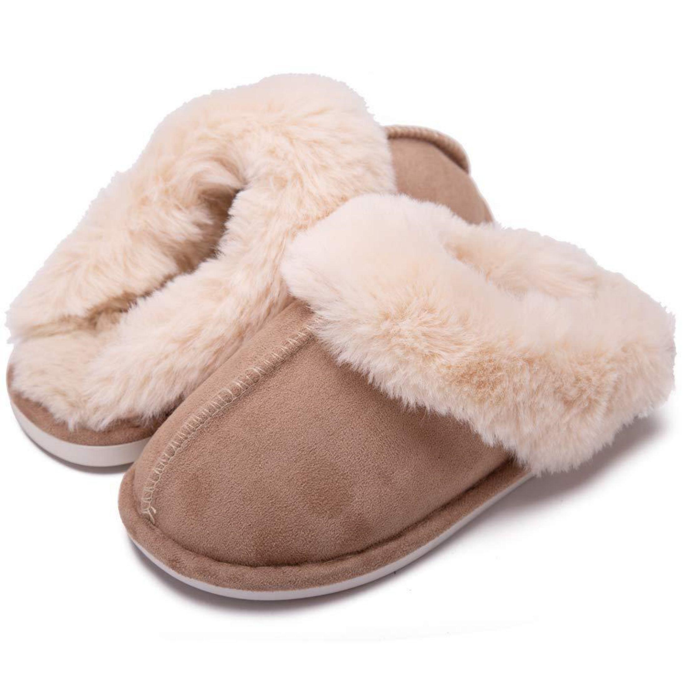 Women Shoes Winter - Women's House Slippers Memory Foam Fluffy