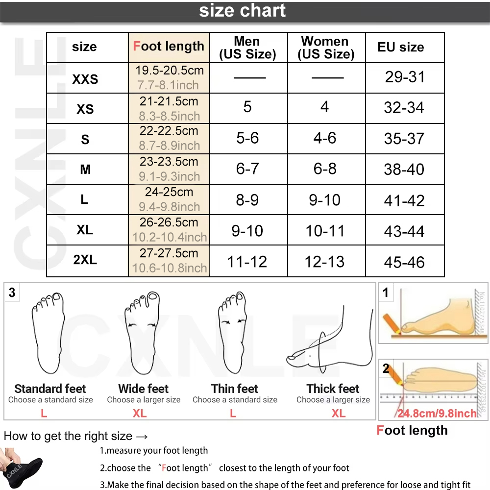 5mm Neoprene Diving Socks Wets - Women'S Shoes For Neuropathy recensie en prijs