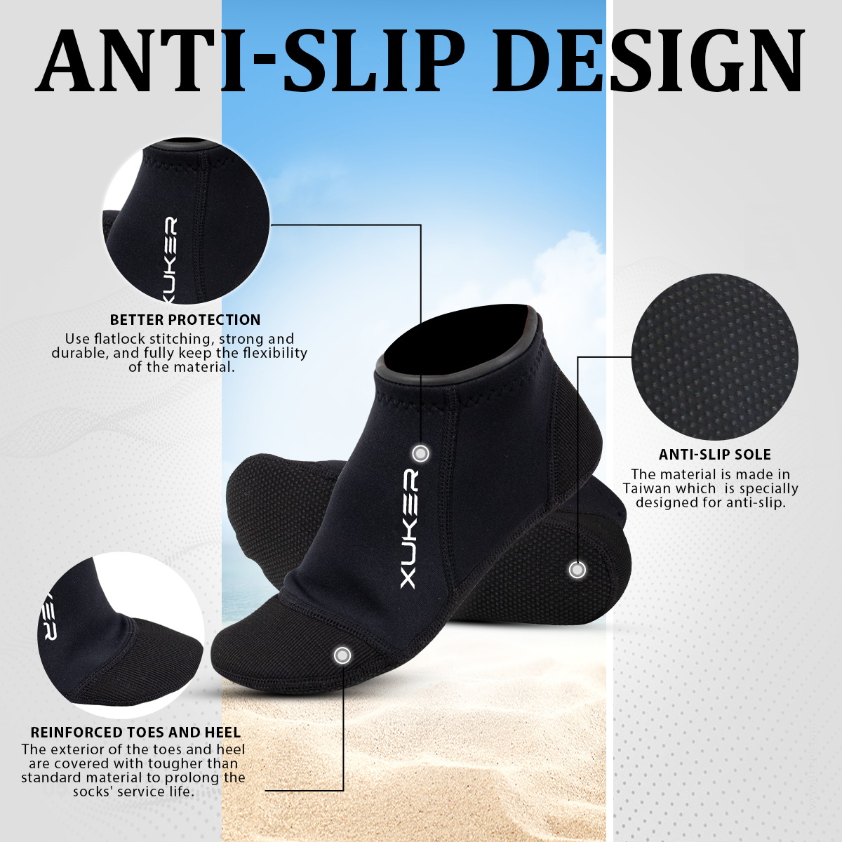 Men's Women's 3mm Neoprene Soc - Women'S Shoes For Neuropathy recensie en prijs