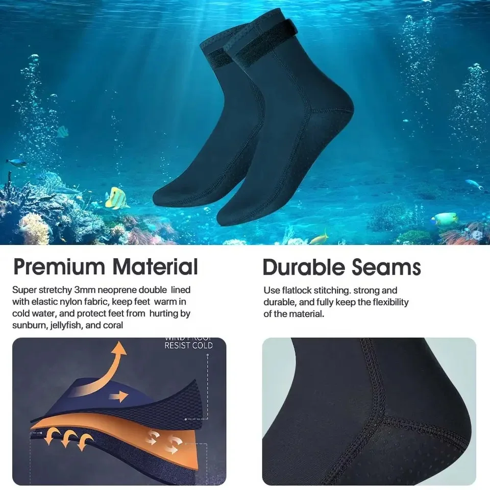 Neoprene Diving Socks 3mm Wets - Women'S Shoes For Neuropathy recensie en prijs