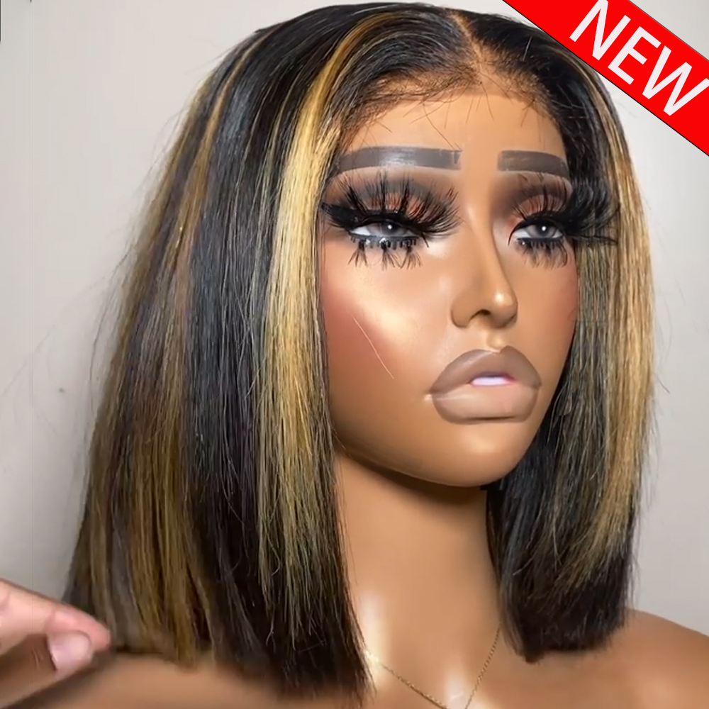 100% Human Hair Wig Highlight  - Women'S Shoes Bobs recensie en prijs