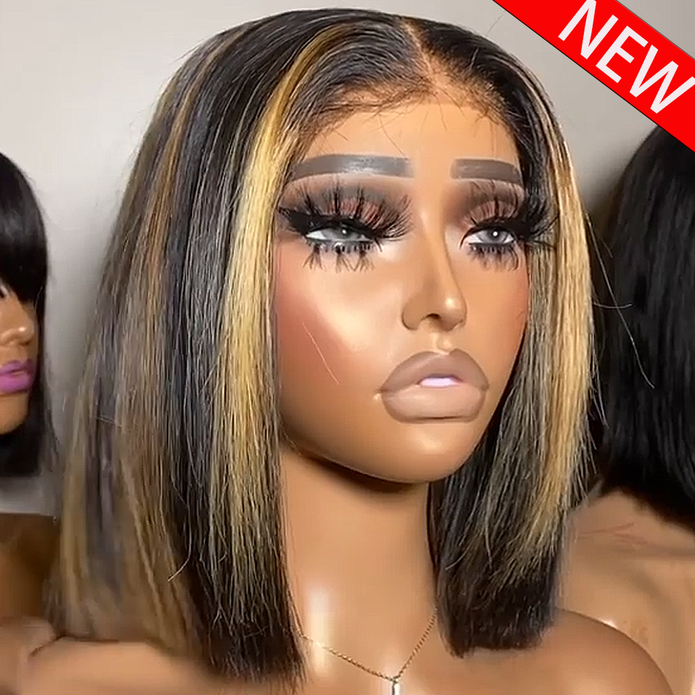 100% Human Hair Wig Highlight  - Women'S Shoes Bobs recensie en prijs