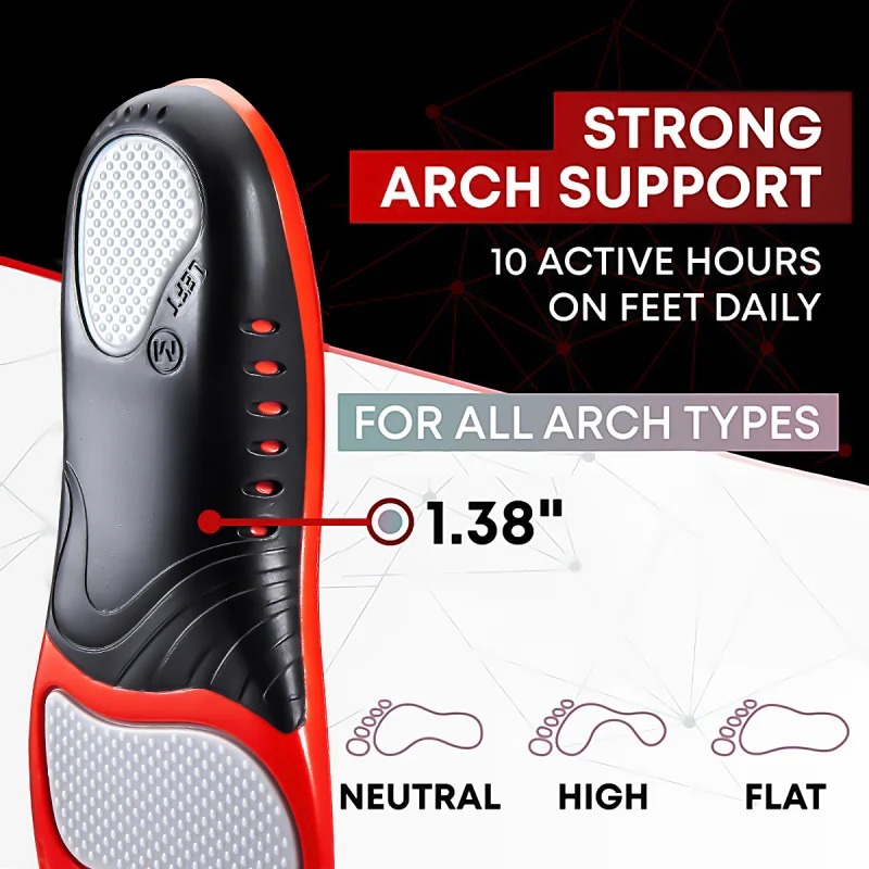 Premium Silicone Gel Insoles f - Women'S Shoes Plantar Fasciitis recensie en prijs