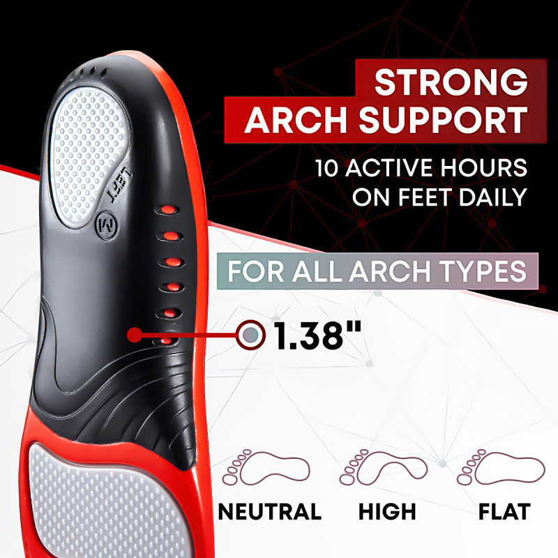 Premium Silicone Gel Insoles f - Women'S Shoes Plantar Fasciitis recensie en prijs