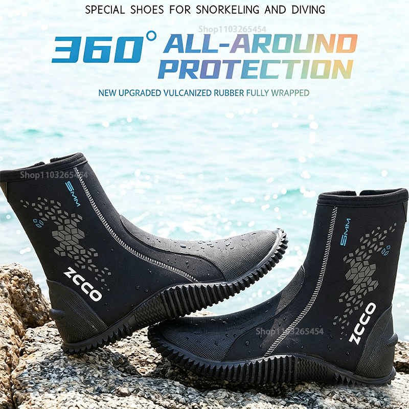 5MM Neoprene Diving Boots High - Women'S Shoes For Neuropathy recensie en prijs