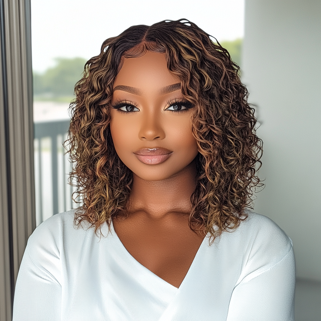 Sleek Short Curly Bob Lace Wig - Women'S Shoes Bobs recensie en prijs
