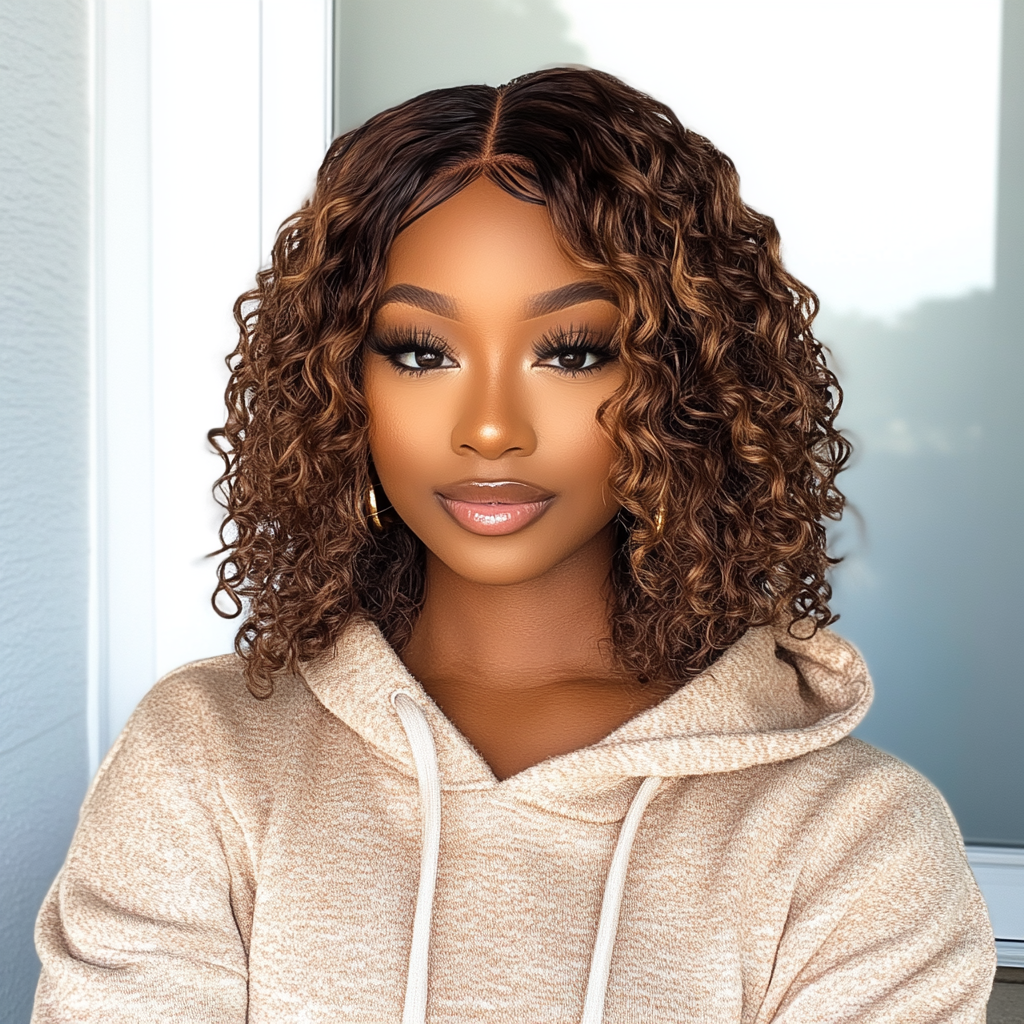 Sleek Short Curly Bob Lace Wig - Women'S Shoes Bobs recensie en prijs