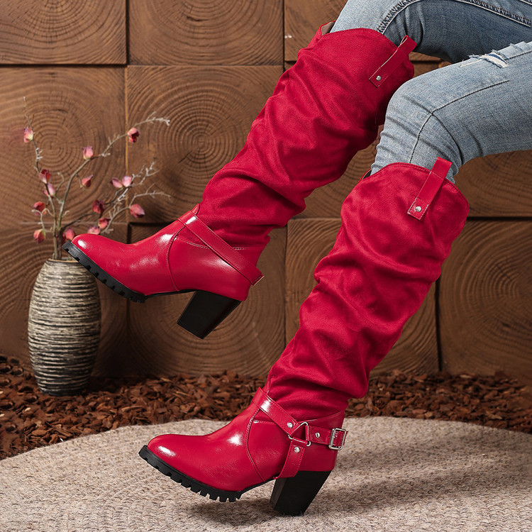 Pleated Women's Knee High Boot - Women'S Shoes Easy Street recensie en prijs