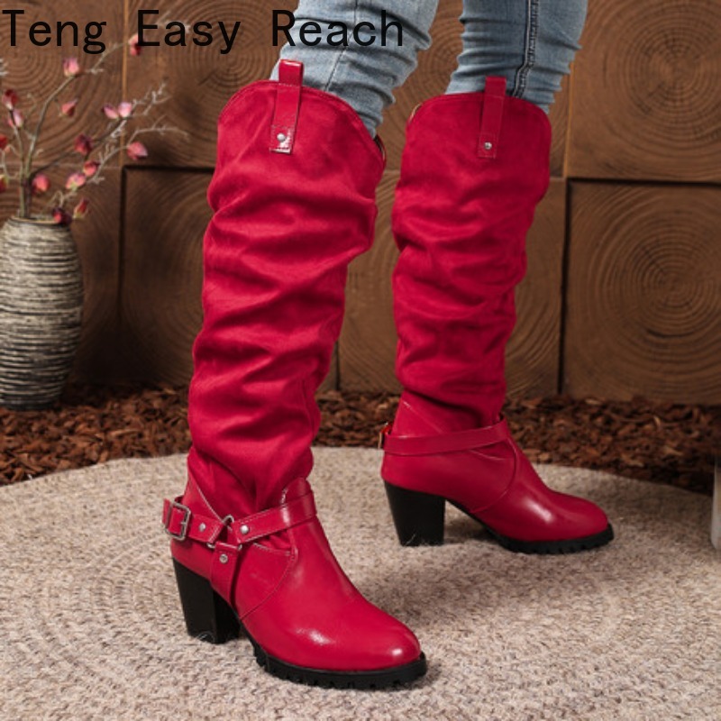 Pleated Women's Knee High Boot - Women'S Shoes Easy Street recensie en prijs