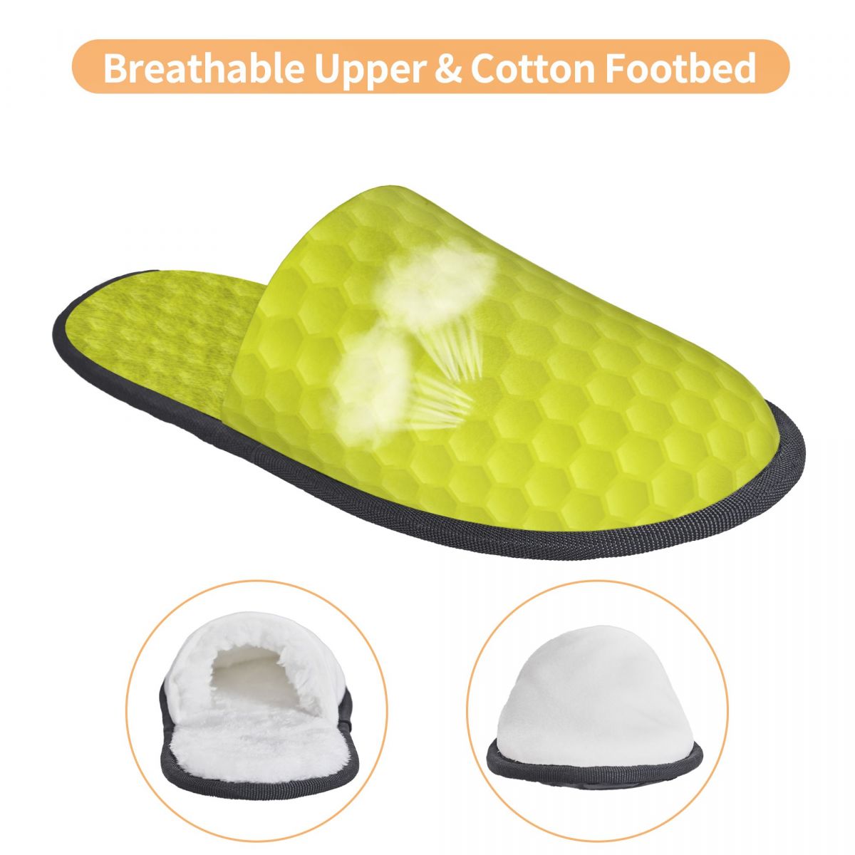 Golf Ball Texture Print House  - Fluffy Fur Slipper recensie en prijs