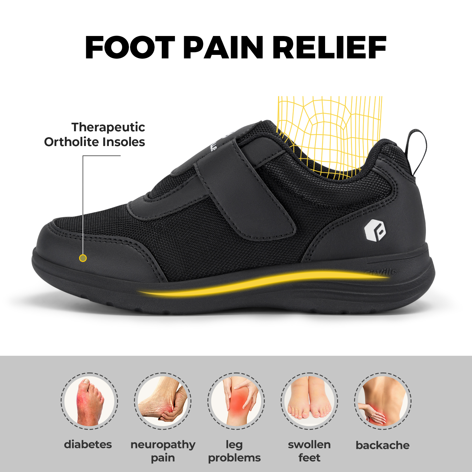 Fitville Wide Width Women's Di - Women'S Shoes For Neuropathy recensie en prijs