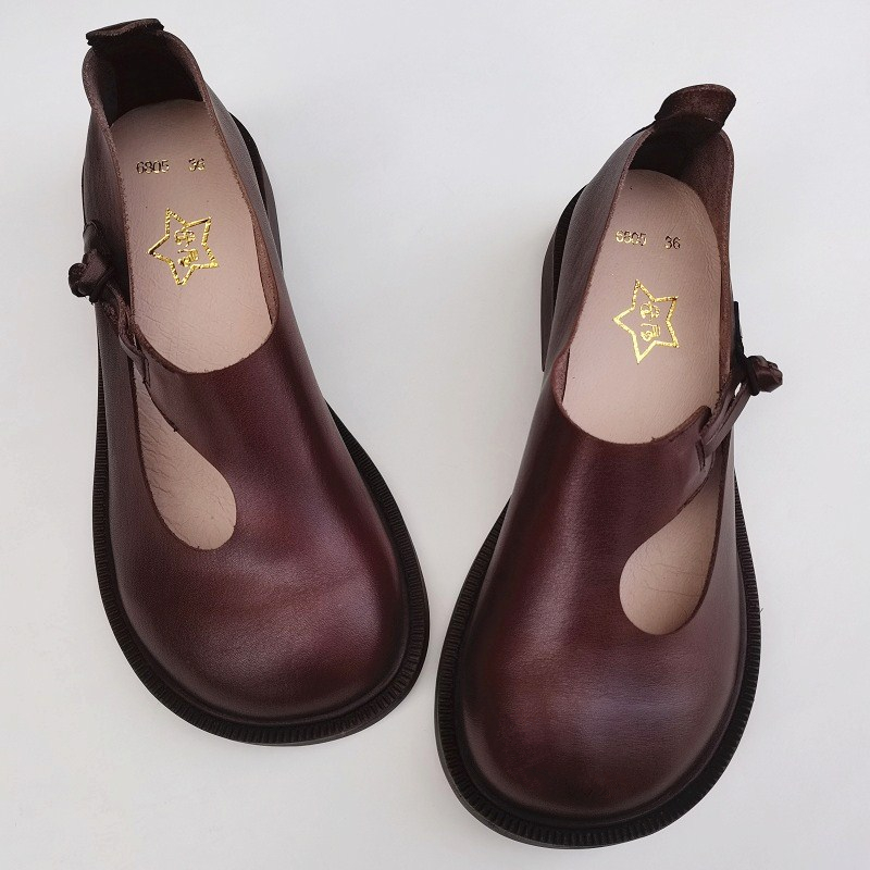 Careaymade-Genuine leather big - Slingback Pumps Women recensie en prijs