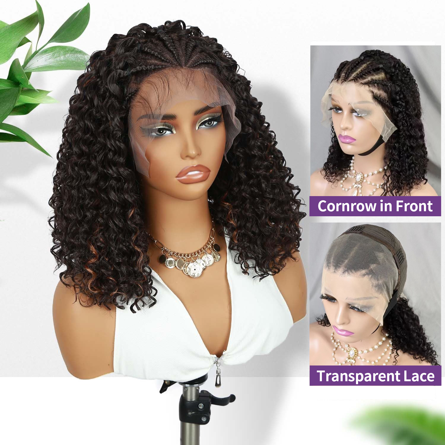 Cornrow Braid Bob Wig Deep Cur - Women'S Shoes Bobs recensie en prijs