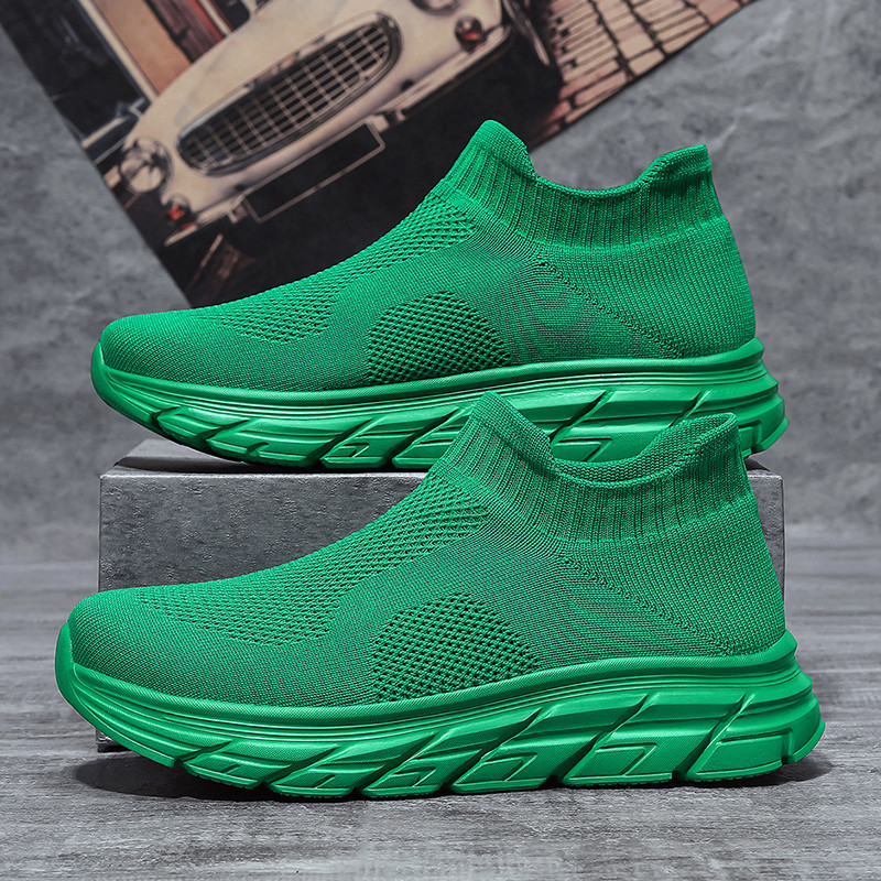 Fashion Green Men Sock Sneaker - Women Shoes Qc recensie en prijs