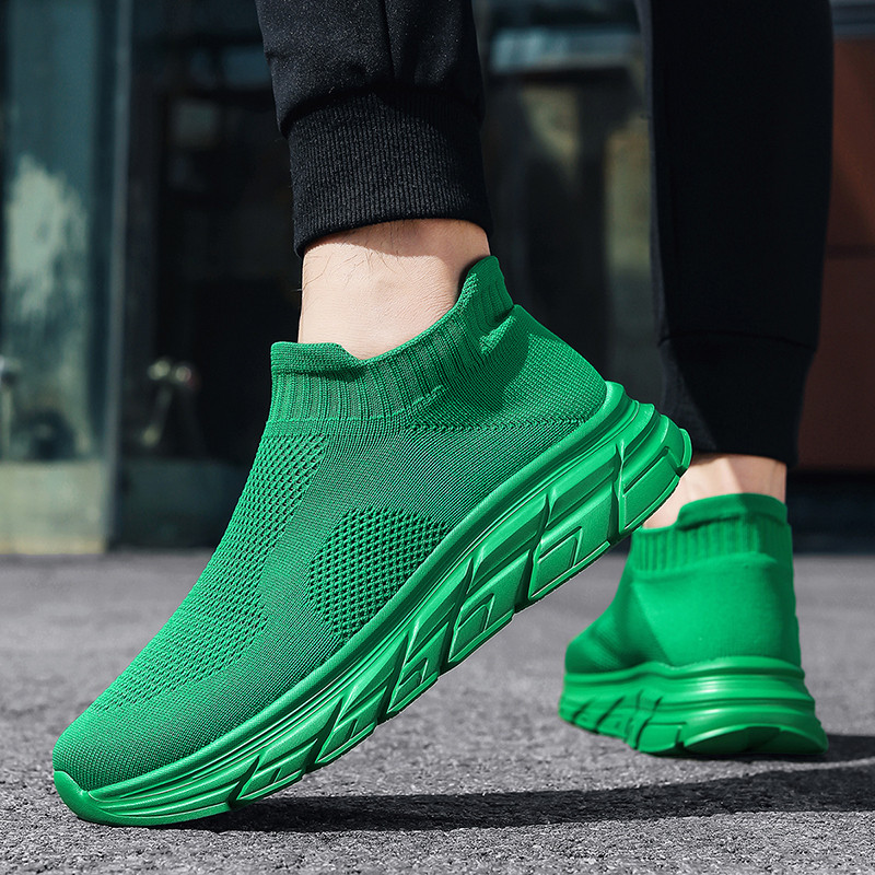 Fashion Green Men Sock Sneaker - Women Shoes Qc recensie en prijs