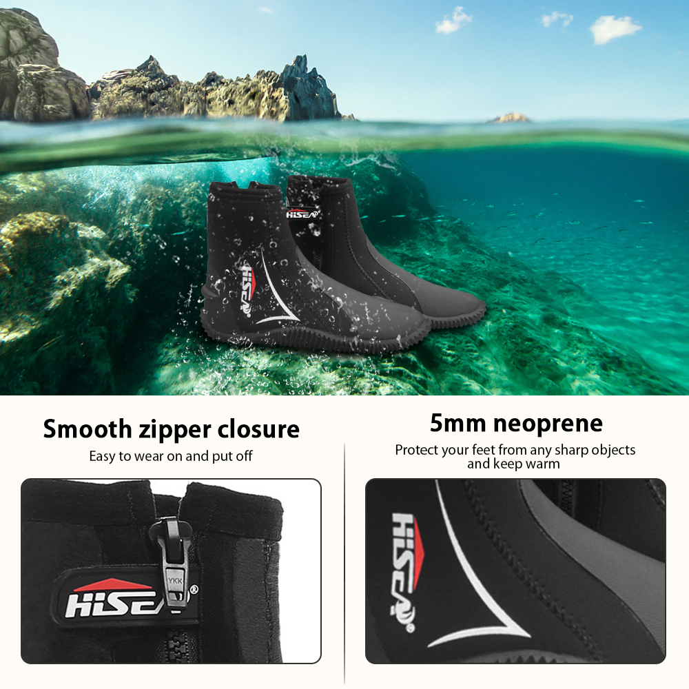 5mm Neoprene Dive Boots Wetsui - Women'S Shoes For Neuropathy recensie en prijs