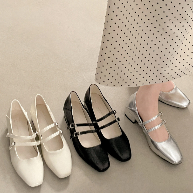 Square Toe Low Heel Women Silv - Slingback Pumps Women recensie en prijs