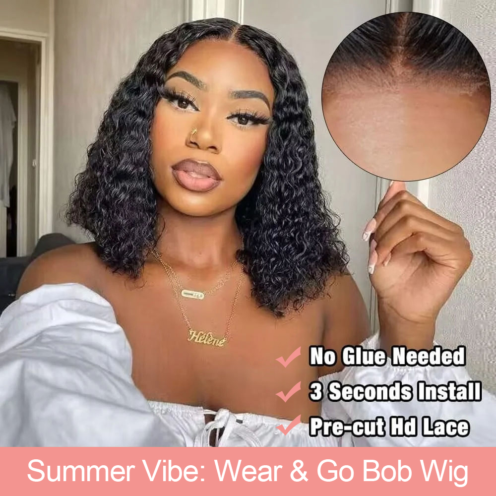 Water Curly Short Bob Wigs 250 - Women'S Shoes Bobs recensie en prijs
