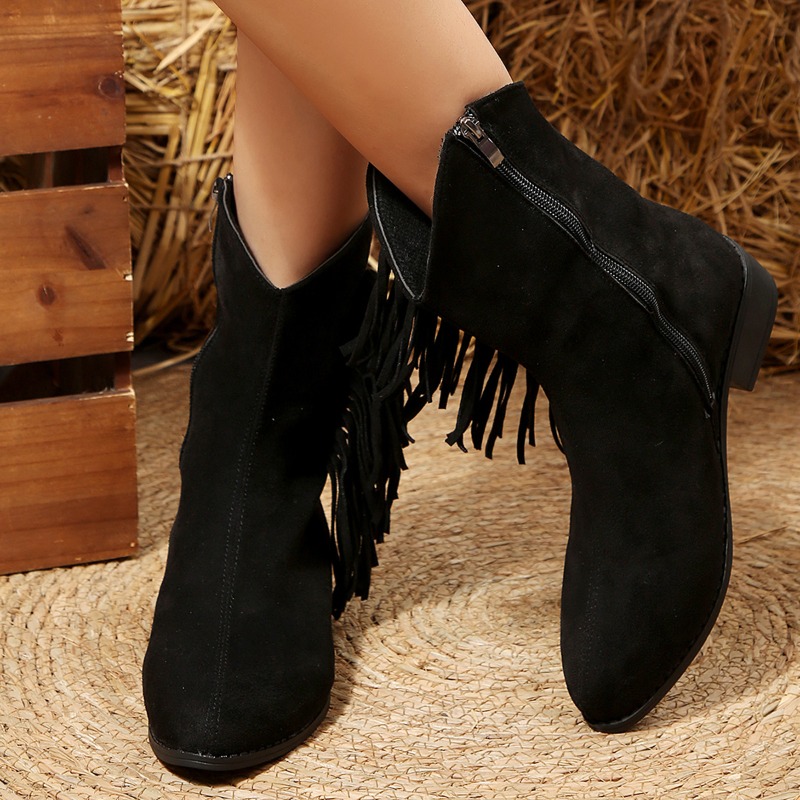 Women's Retro Fringe Suede Wom - Women'S Shoes In Wide Width recensie en prijs